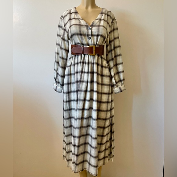 Madewell plaid maxi dress - Picture 6 of 13